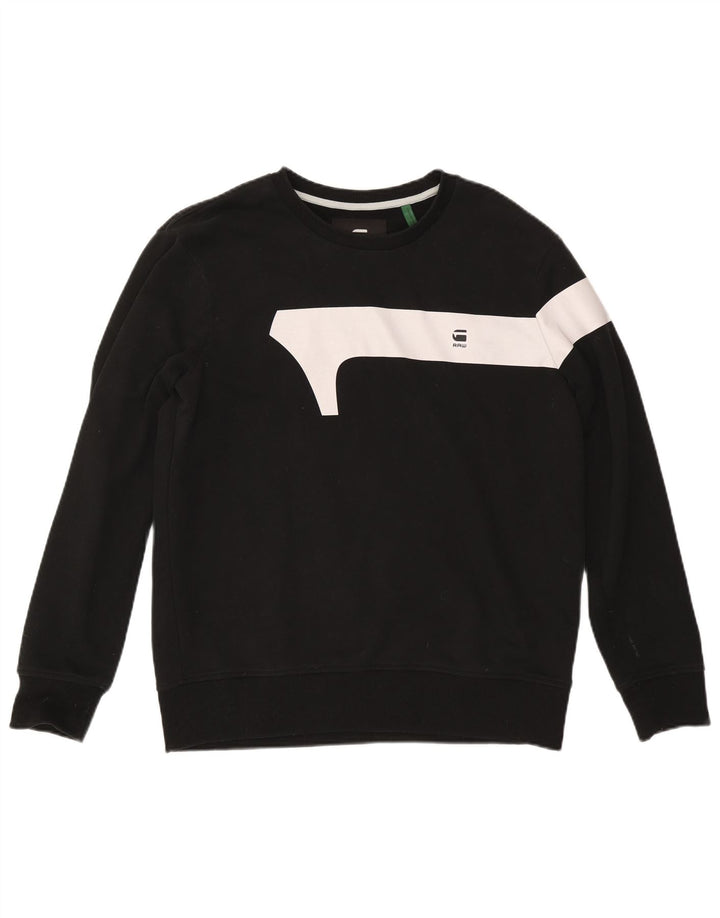 Ανδρικό φούτερ G-Star Jumper XL Μαύρο Colourblock Βαμβακερό