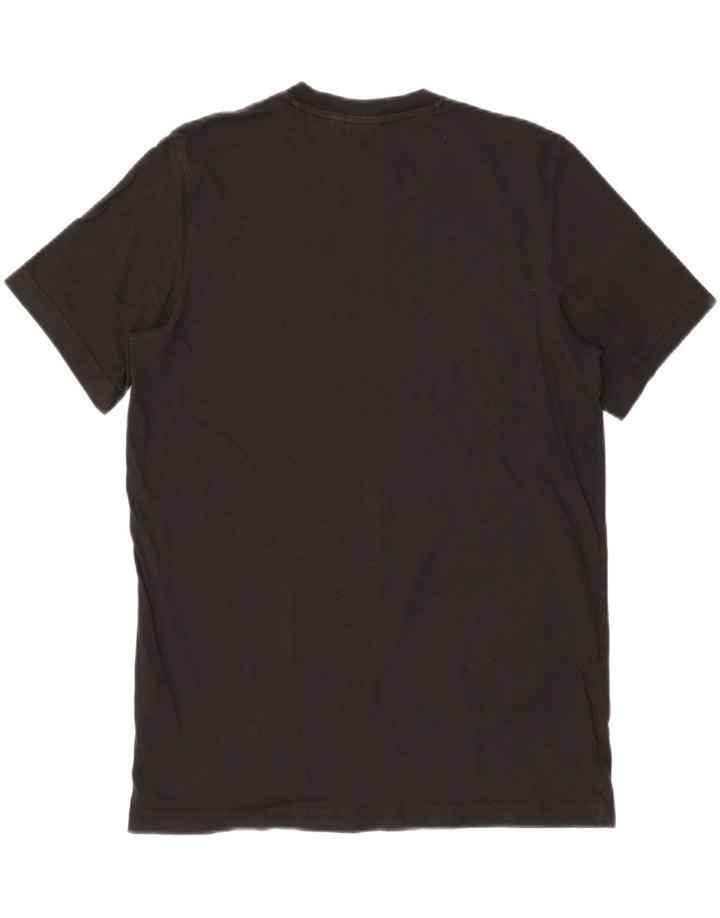 Ανδρικό γραφικό T-Shirt ADIDAS Top Μεσαίο μαύρο βαμβακερό