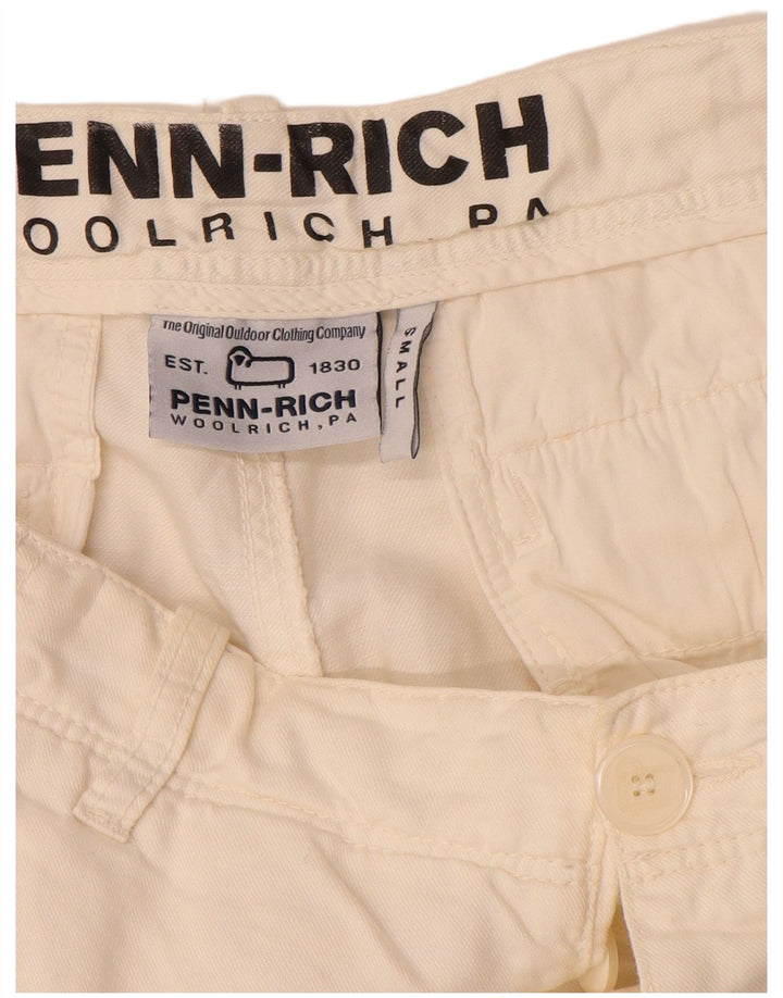 Woolrich Ανδρικά γραφικά σορτς φορτηγών Penn-Rich Small W29 Off White Λευκά