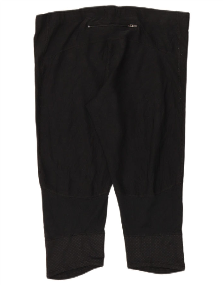 Γυναικείο κολάν Nike Dri Fit Capri UK 18 XL μαύρο πολυεστέρα