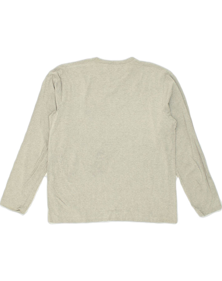 CALVIN KLEIN Womens Top Long Sleeve UK 18 XL Grey Cotton | Vintage Calvin Klein | Thrift | Second-Hand Calvin Klein | Used Clothing | Messina Hembry 