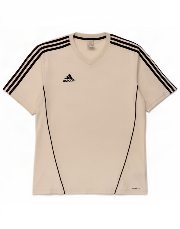 Adidas Ανδρικό T-Shirt Climalite Top Large White Polyester