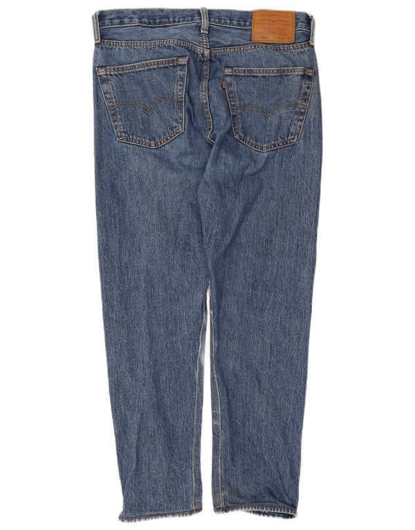 Levi's Mens 501 Straight Jeans W32 L27 Μπλε βαμβακερό