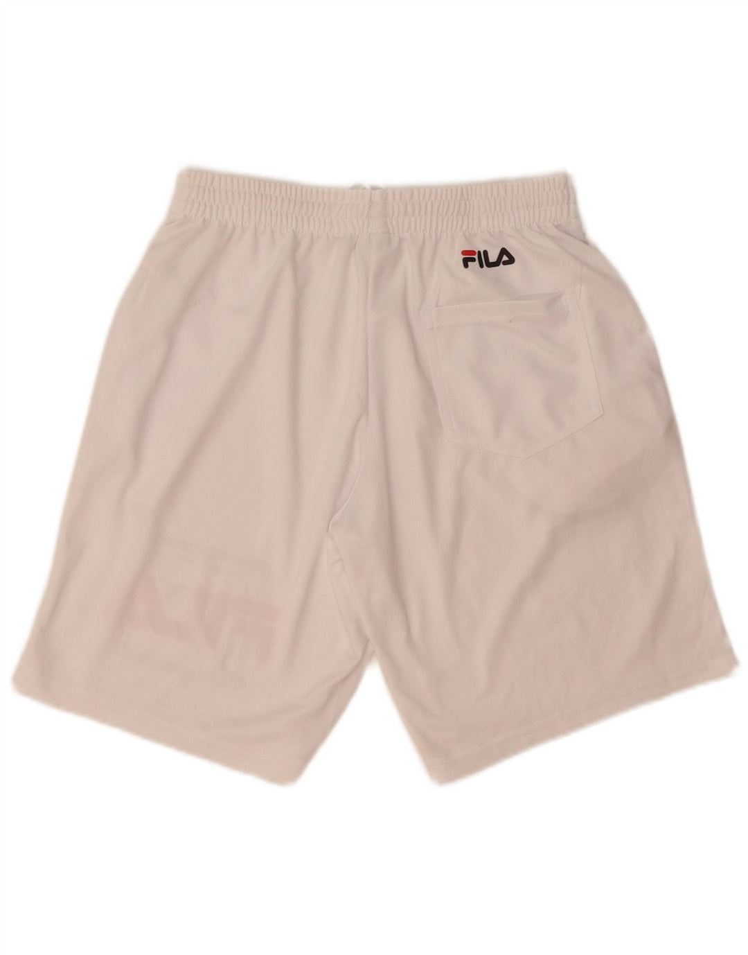 Ανδρικό γραφικό αθλητικό σορτς Fila XS λευκό πολυεστέρα