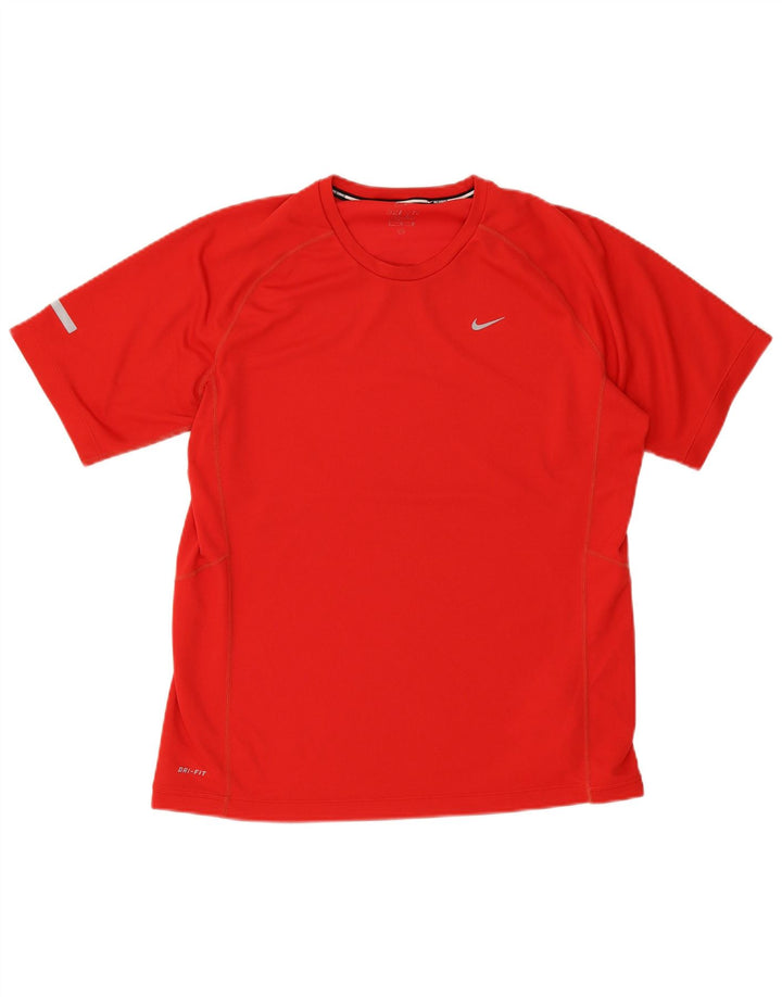 Ανδρικό T-Shirt Nike Dri Fit Top μεγάλο κόκκινο πολυεστέρα