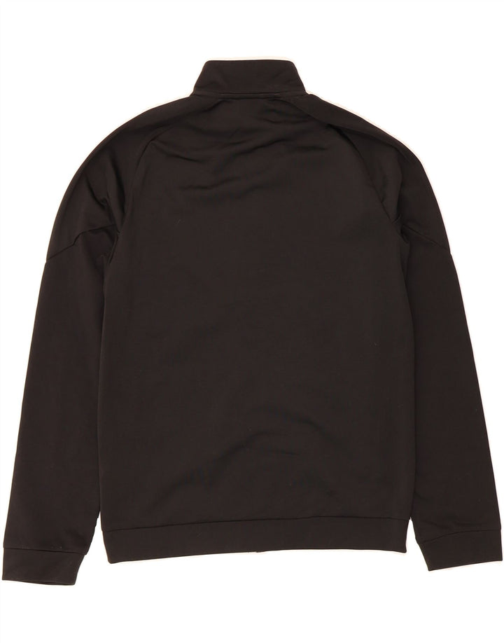 PUMA Boys Graphic Tracksuit Top Jacket 15-16 Years Black Polyester Vintage Puma and Second-Hand Puma from Messina Hembry 