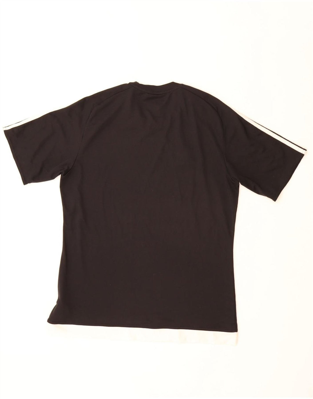 Ανδρικό T-Shirt Climalite ADIDAS Top Medium Black Colorblock Πολυεστέρας