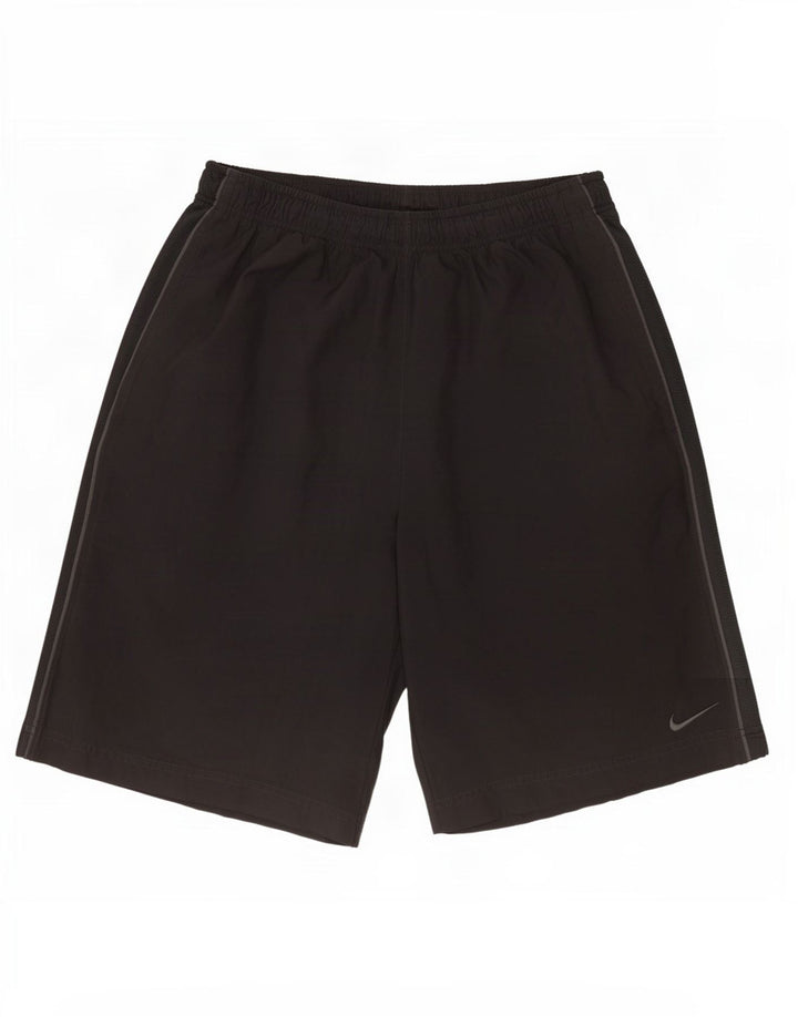 Ανδρικό αθλητικό σορτς Nike Dri Fit, μεγάλο μαύρο πολυεστέρα