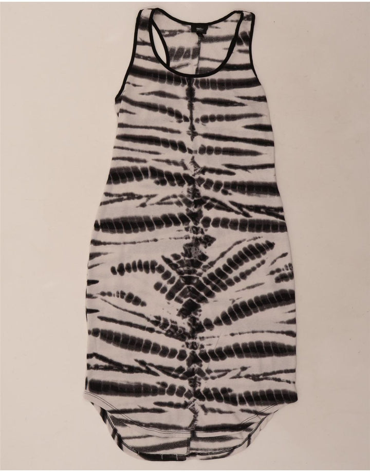 Γυναικείο αμάνικο μπλουζάκι MOSSIMO UK 12 μεσαία λευκή βαφή για γραβάτα