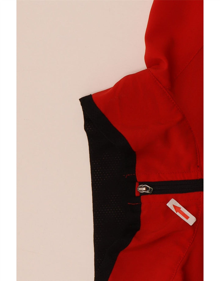 The North Face γυναικεία αθλητική φόρμα Top Jacket UK 14 Medium Red Colourblock
