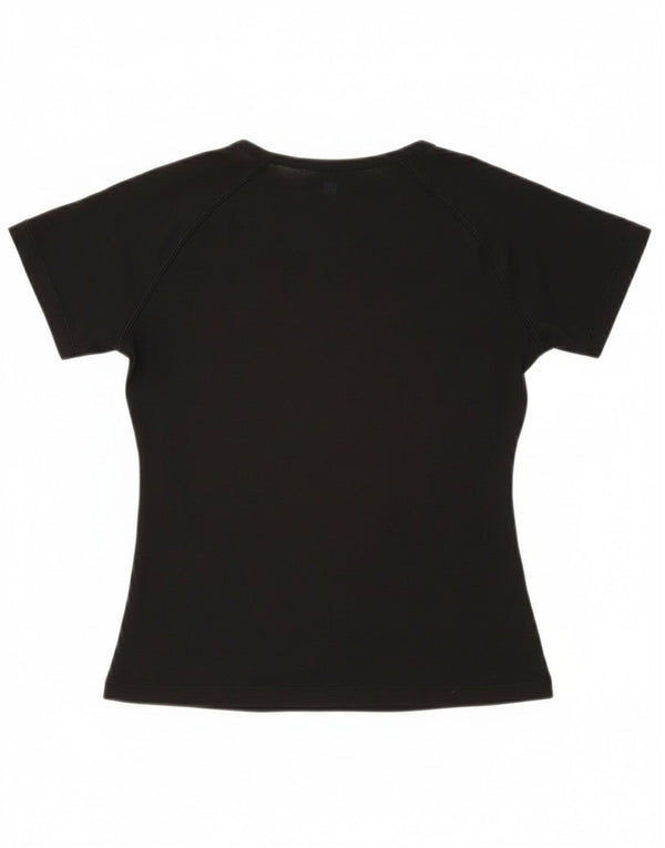 Γυναικείο μπλουζάκι Nike Fit Dry Graphic Top UK 10/12 Medium Black