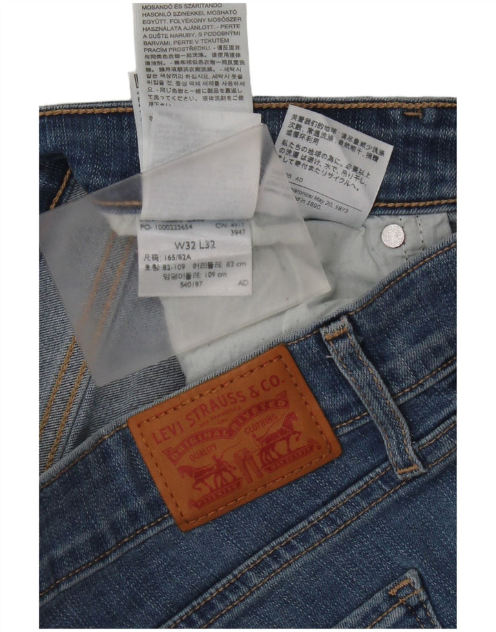 Levi's Womens 715 Bootcut Jeans W32 L32 Μπλε βαμβακερό