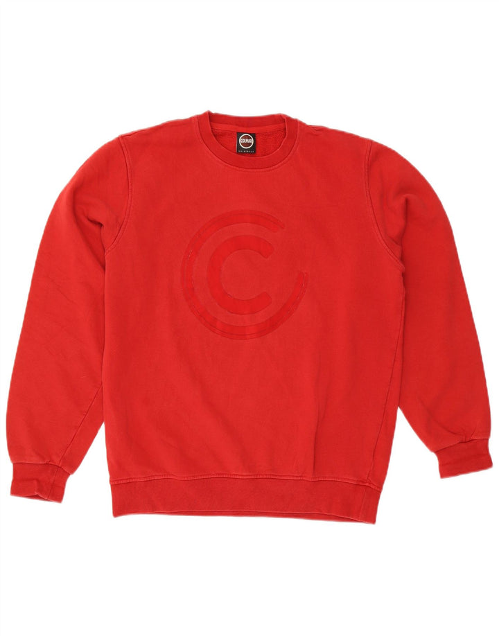 Ανδρικό γραφικό φούτερ Colmar Jumper μεγάλο κόκκινο βαμβακερό