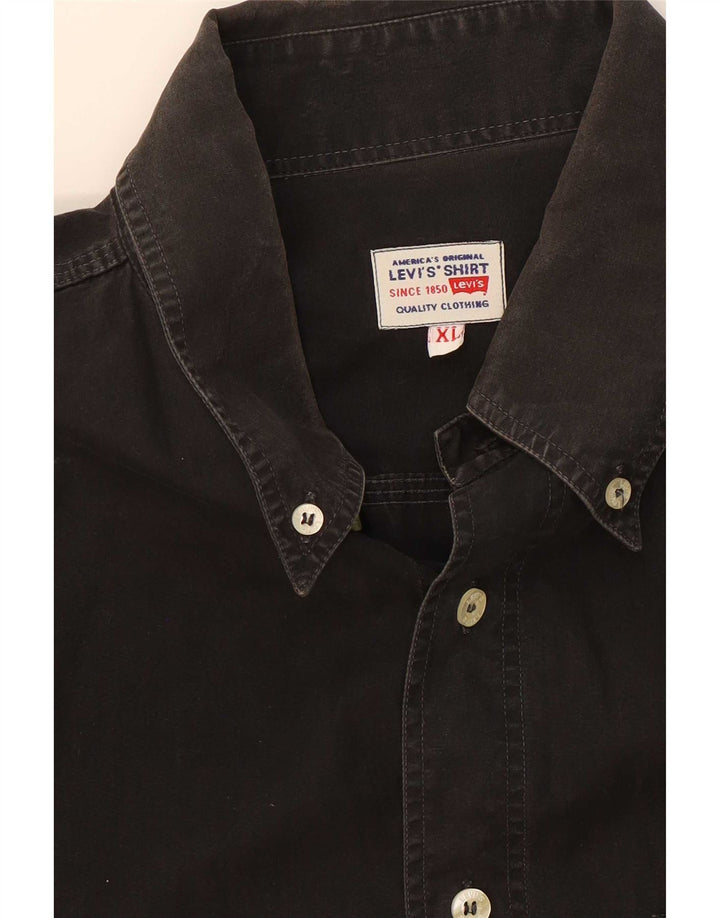 Ανδρικό πουκάμισο Levi's XL Μαύρο βαμβακερό
