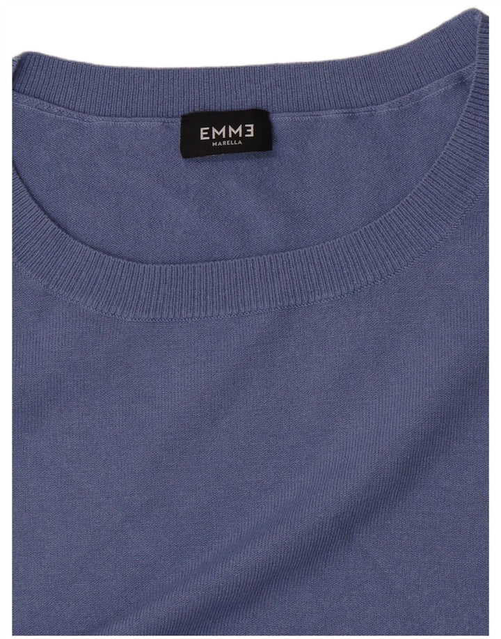 Marella Γυναικεία Μπλούζα EMME Top UK 10 Small Blue
