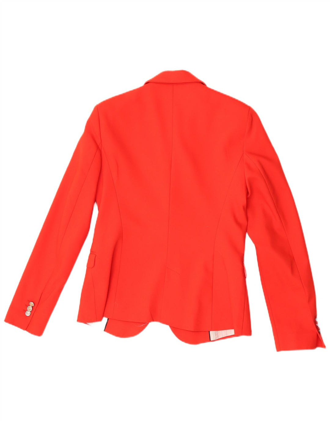 Zara Γυναικείο Μπουφάν 1 Button Blazer UK 12 Medium Red Acetate