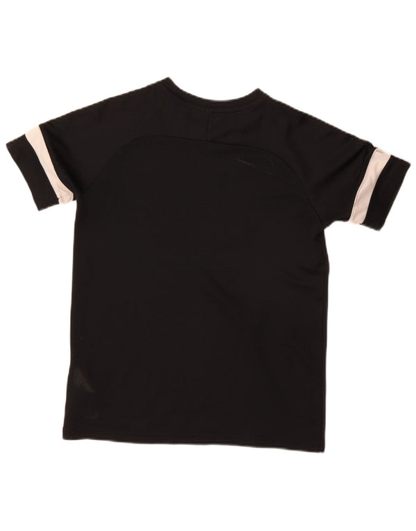 Μπλουζάκι Nike Boys Dri Fit Top 12-13 ετών Μεγάλο μαύρο χρώμα πολυεστέρα