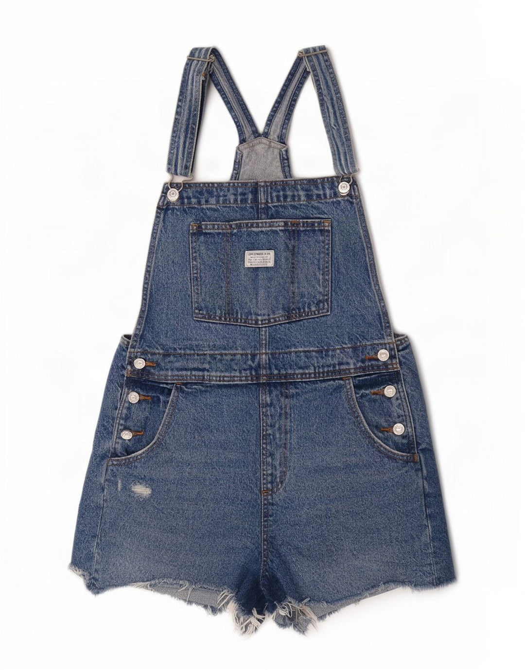Γυναικείο τζιν σορτς Levi's Dungarees Medium W32 Μπλε βαμβακερό