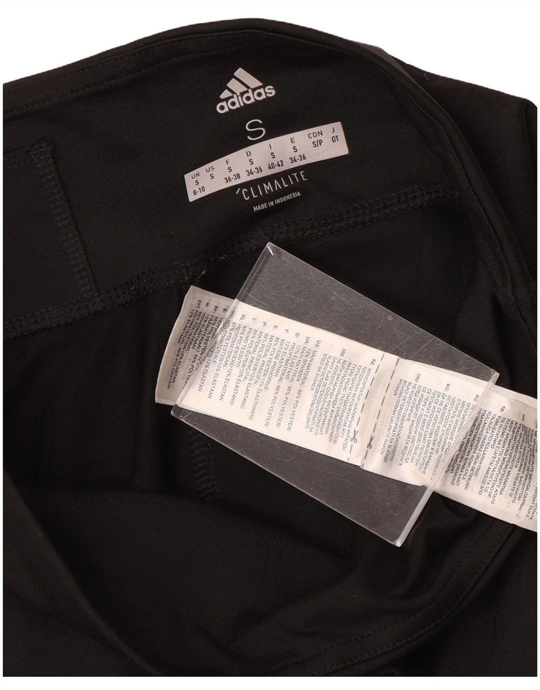 Γυναικεία κολάν ADIDAS Climalite Graphic Capri UK 8/10 Small Black