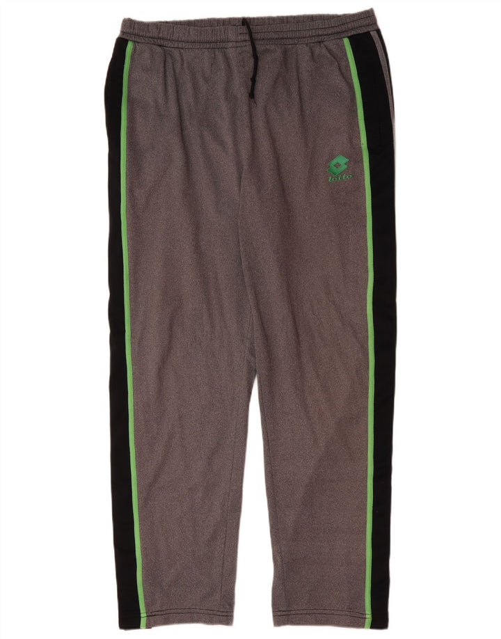 Ανδρική φόρμα Lotto Παντελόνι UK 40/42 Large Grey Colourblock Polyester