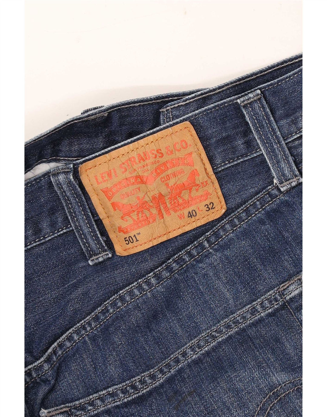 Ανδρικό τζιν Levi's Straight W40 L32 Blue Classic