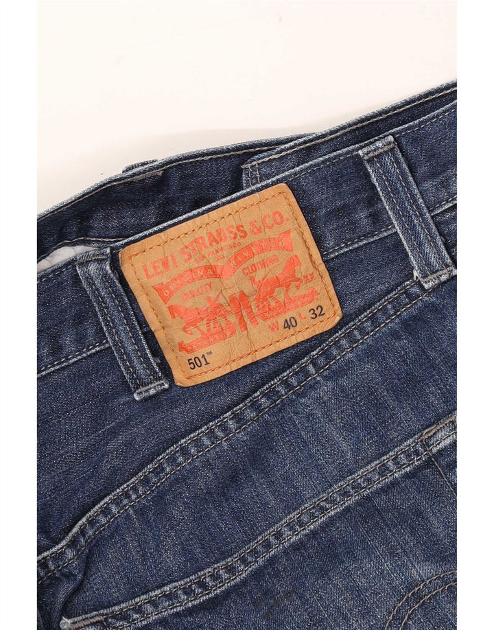 Ανδρικό τζιν Levi's Straight W40 L32 Blue Classic