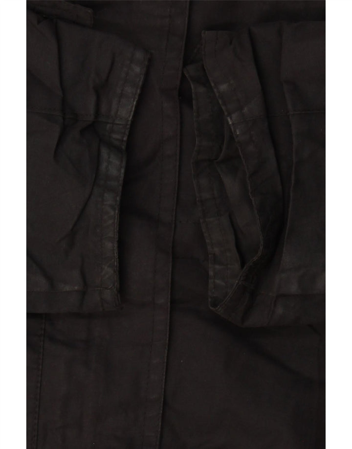MOUNTAIN WAREHOUSE Womens Hooded Rain Jacket UK 18 XL Black Polyester Vintage Mountain Warehouse and Second-Hand Mountain Warehouse from Messina Hembry 