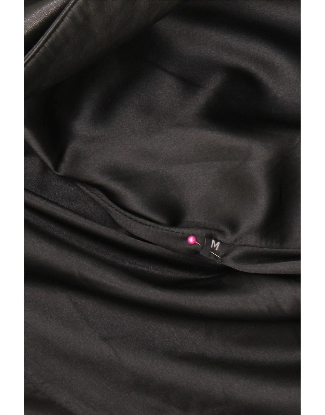 Vintage Γυναικείο Δερμάτινο Μπουφάν UK 14 Medium Black Leather