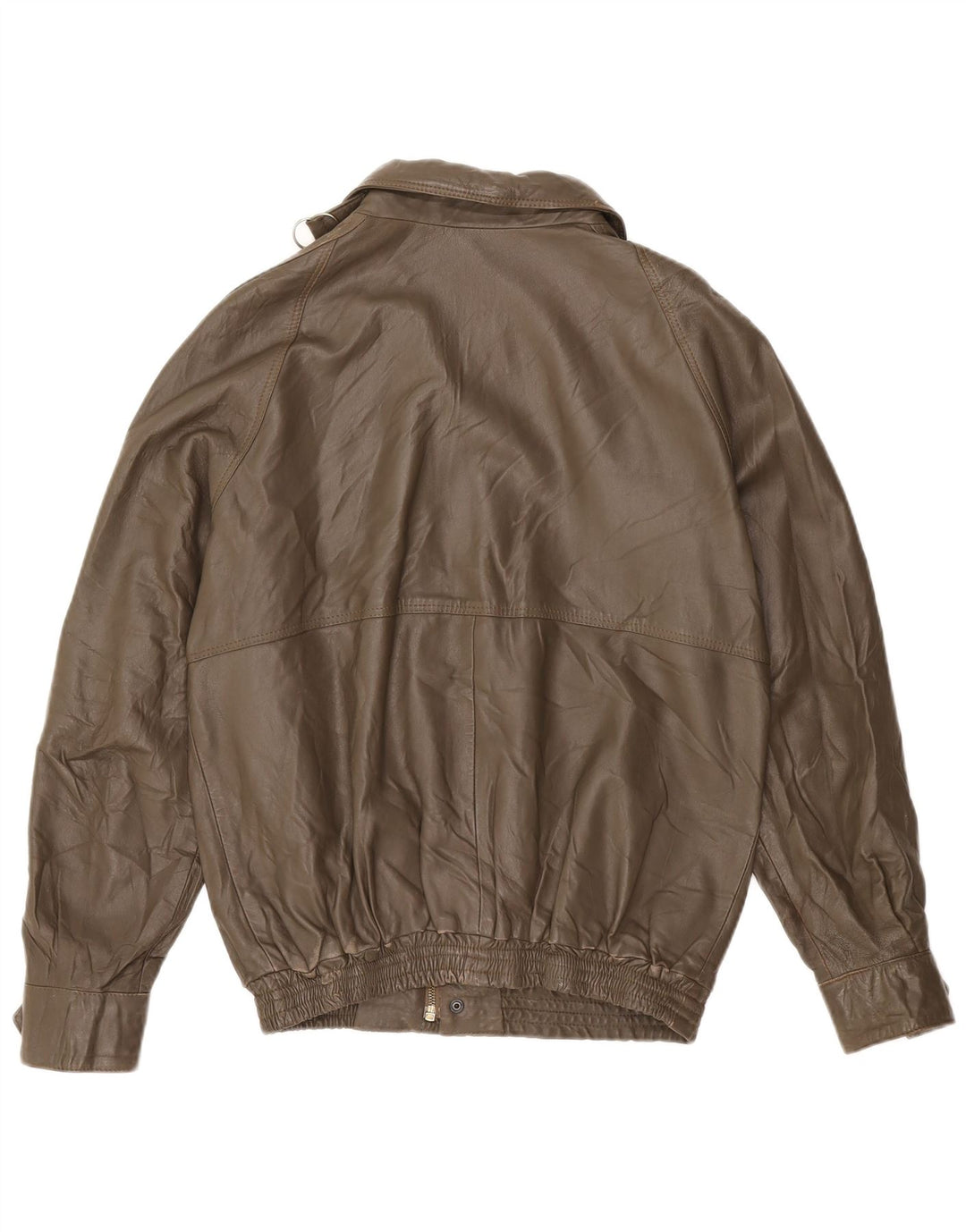 VINTAGE Ανδρικό Δερμάτινο Μπουφάν IT 48 Μεσαίο Καφέ