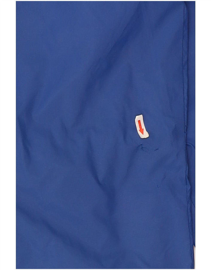 Adidas Ανδρικό μπουφάν βροχής με κουκούλα UK 38 Medium Blue Polyamide