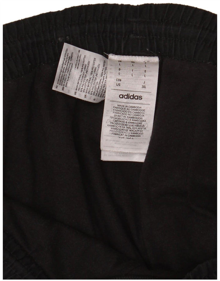Ανδρική φόρμα Adidas Παντελόνι Joggers Μεγάλο Μαύρο Πολυεστέρα