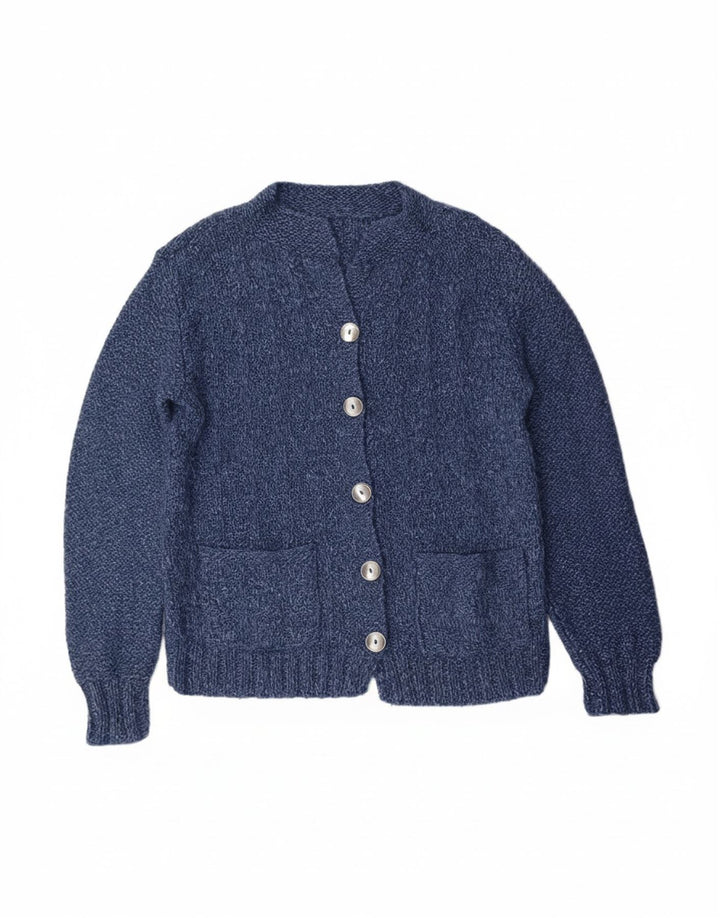 VINTAGE Womens Cardigan Sweater UK 16 Large Blue