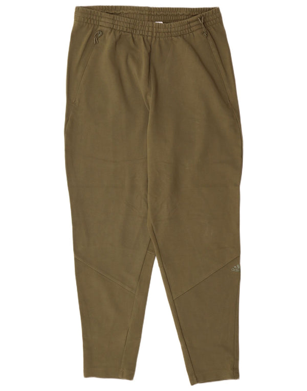 Ανδρική αθλητική φόρμα ADIDAS Παντελόνι Large Khaki Rayon