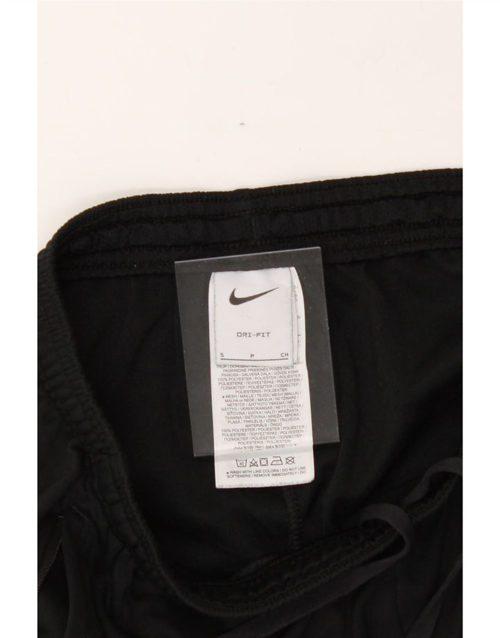 NIKE Mens Dri Fit Tracksuit Trousers Small  Black Polyester Vintage Nike and Second-Hand Nike from Messina Hembry 