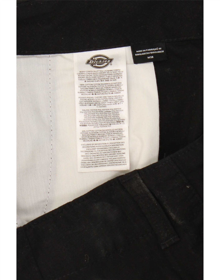 Dickies Ανδρικό ίσιο παντελόνι Cargo W38 L32 Μαύρο βαμβακερό