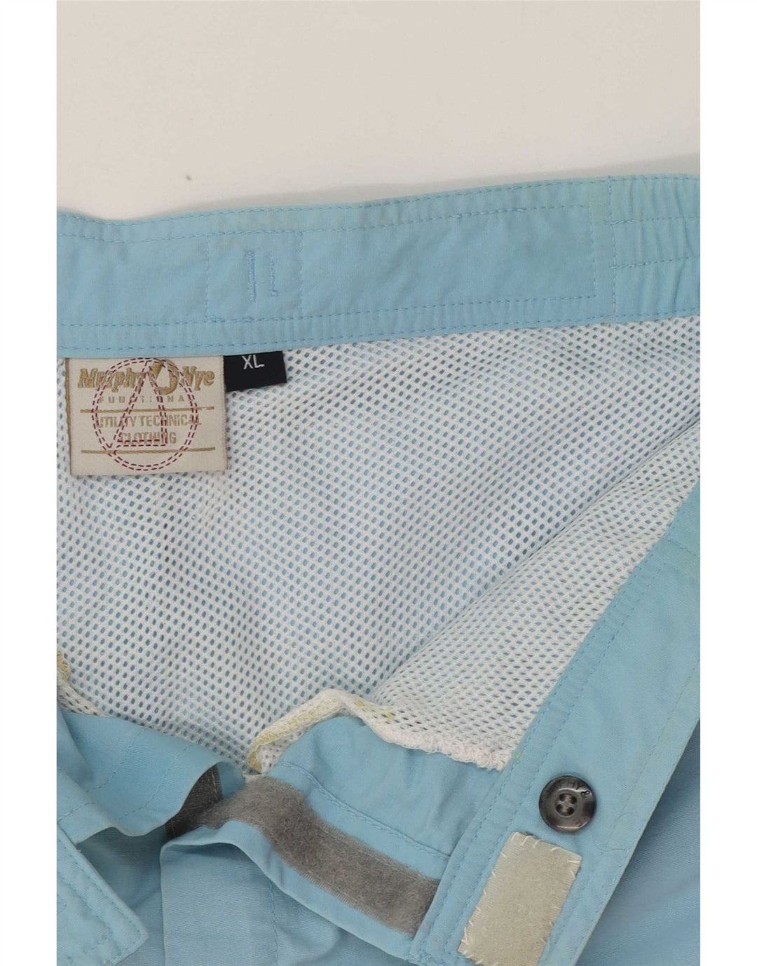 Ανδρικά γραφικά σορτς κολύμβησης Murphy & Nye XL Blue Colourblock Polyamide