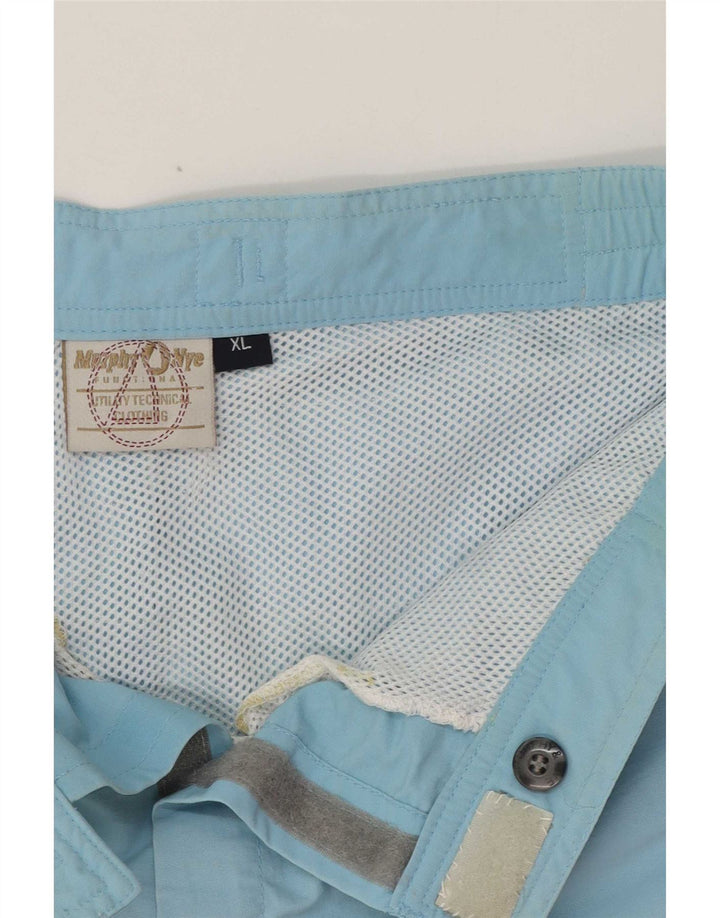 Ανδρικά γραφικά σορτς κολύμβησης Murphy & Nye XL Blue Colourblock Polyamide