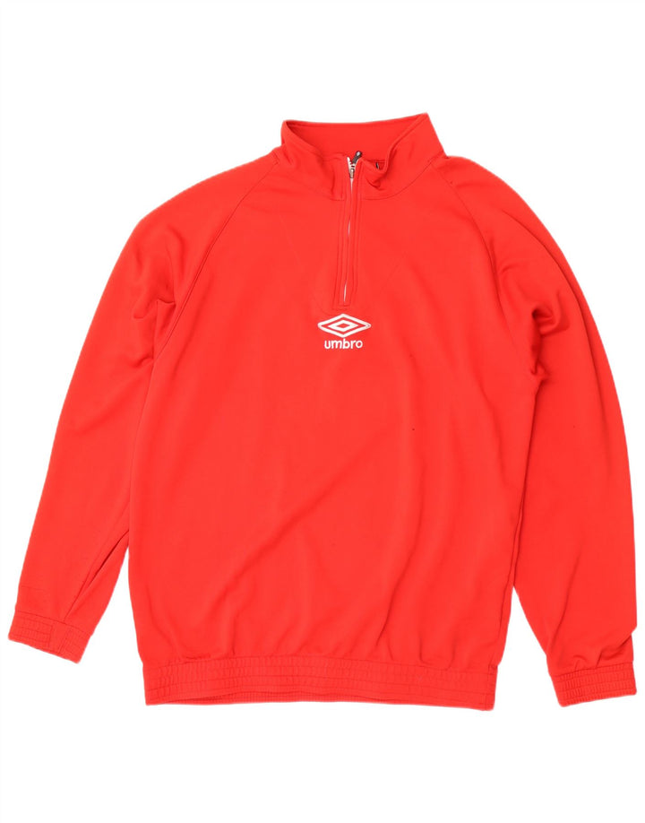 Ανδρικό φούτερ με φερμουάρ Umbro Jumper XL Κόκκινο πολυεστέρα