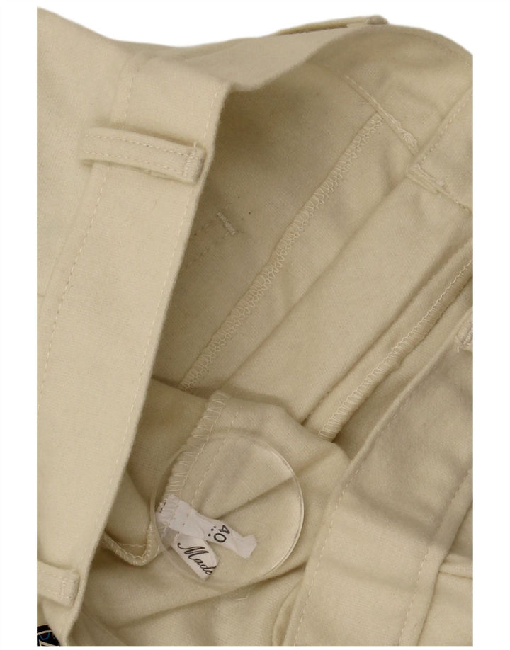 Vintage γυναικείο μποτάκι casual παντελόνι EU 40 Medium W30 L33 Beige