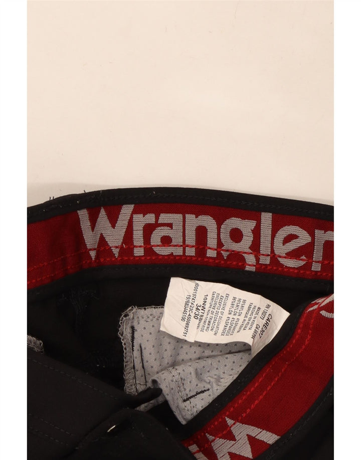 Ανδρικό Slim Cargo Παντελόνι WRANGLER W34 L30 Μαύρο νάιλον