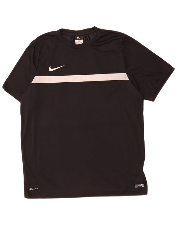 Ανδρικό T-Shirt Nike Dri Fit Top XL Μαύρο Colourblock Πολυεστέρας