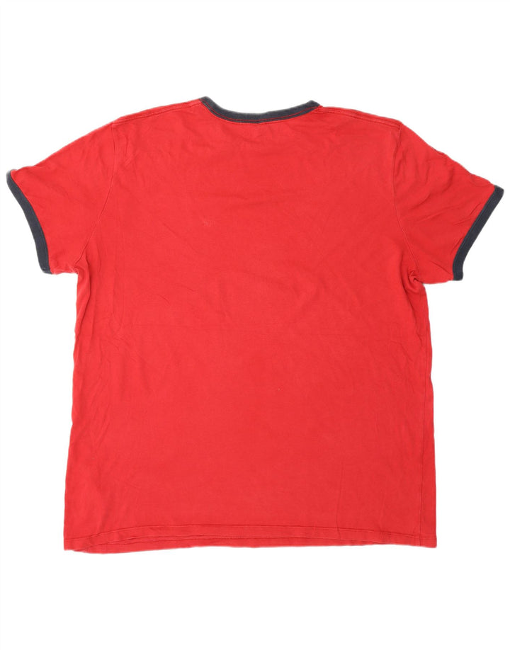Ανδρικό γραφικό T-Shirt Timberland Top XL Red Cotton