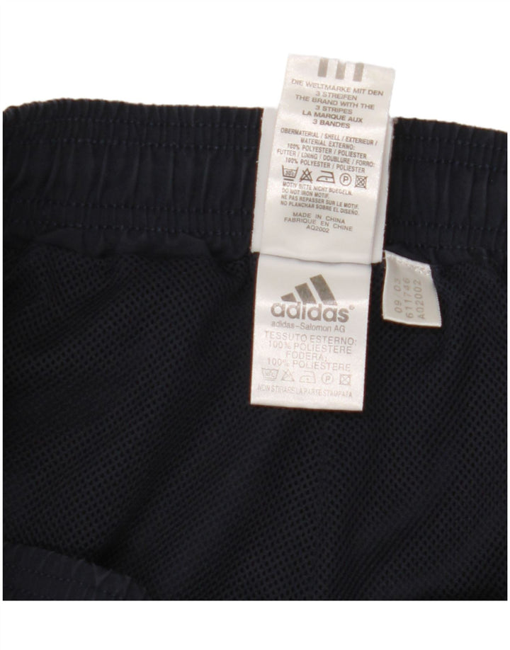 Ανδρικό αθλητικό σορτς Adidas από μεσαίο μπλε ναυτικό πολυεστέρα