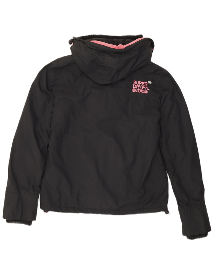 Superdry Γυναικείο Windcheater με κουκούλα Windbreaker Jacket UK 14 Medium Grey