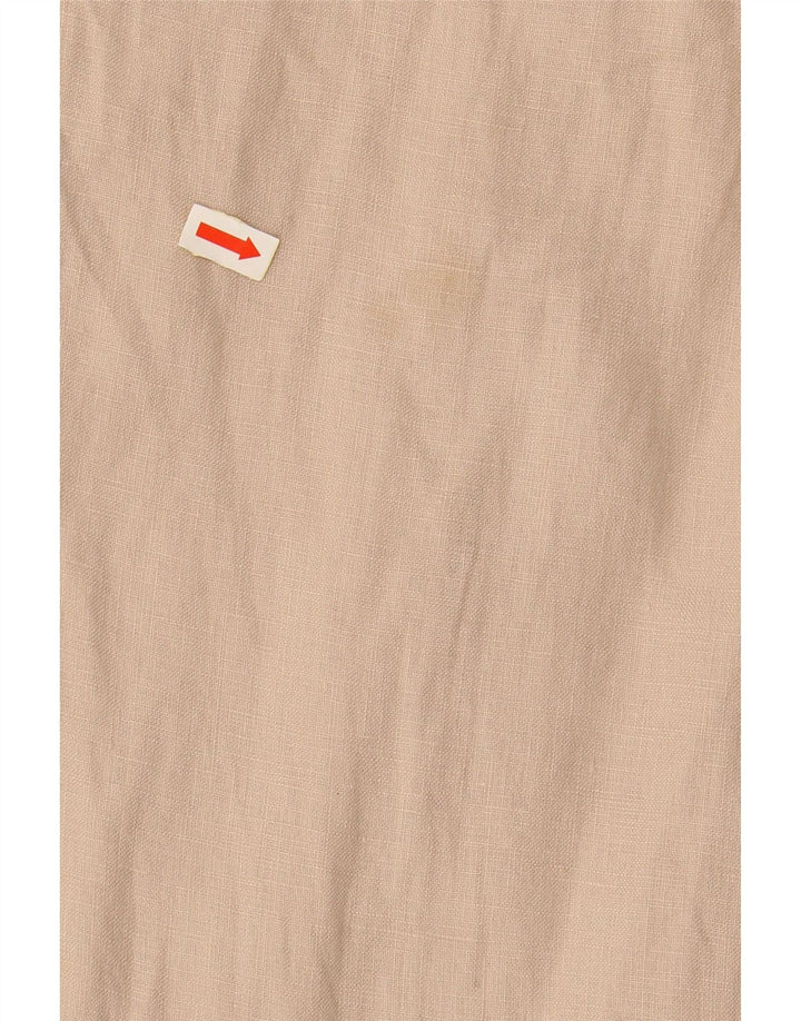 BENETTON Γυναικείο τουνίκ φόρεμα 3/4 μανίκι UK 14 Medium Beige