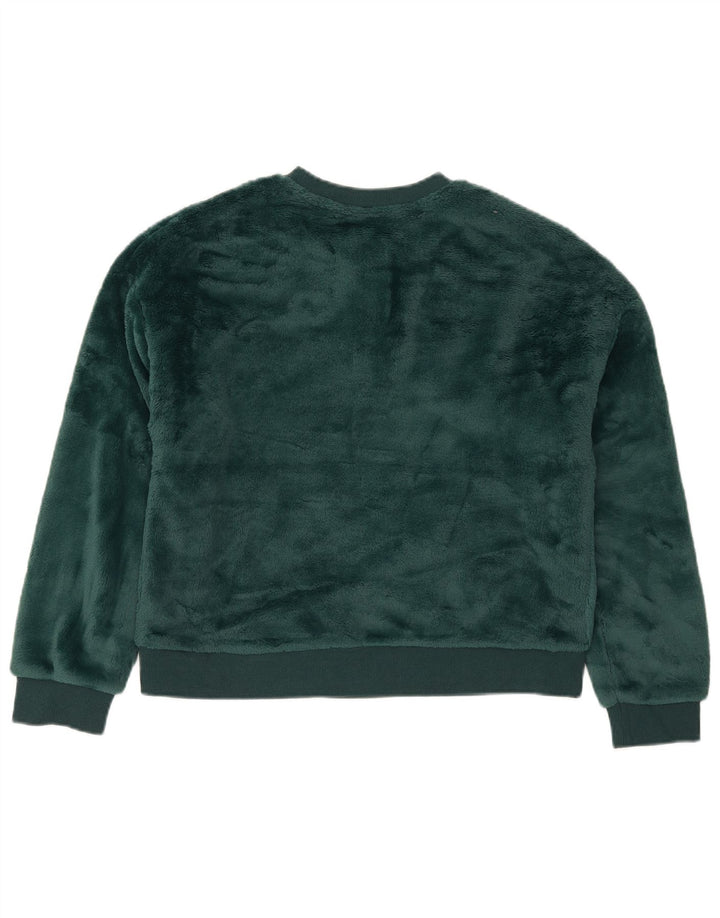 Marks & Spencer Γυναικεία φούτερ μεγάλου μεγέθους Crop Jumper UK 10 Small Green