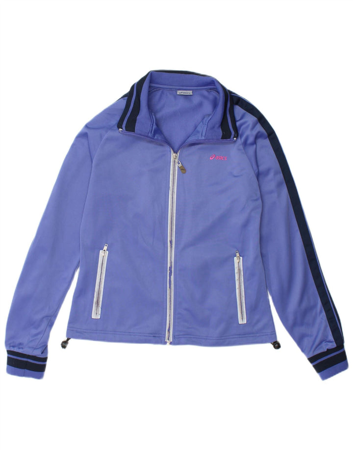 Γυναικεία αθλητική φόρμα Asics Top Jacket UK 12 Medium Purple Polyester