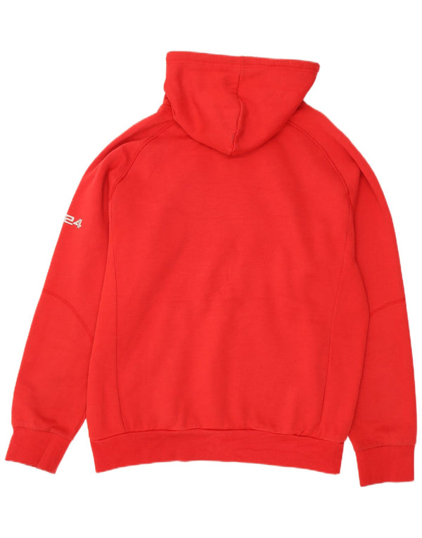 Ανδρικό γραφικό κουκούλα Umbro 2XL, κόκκινο βαμβακερό