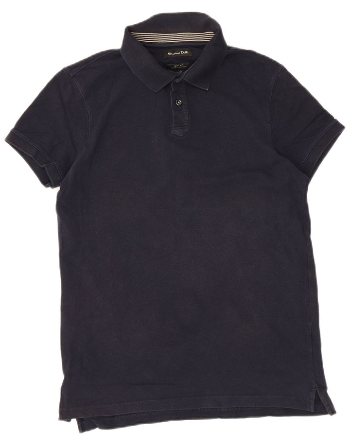 Massimo Dutti Ανδρικό πουκάμισο Polo Slim Fit Small Navy Blue