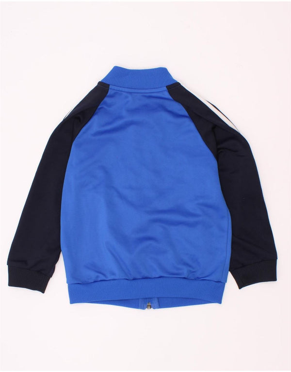Adidas Boys αθλητική φόρμα Top Jacket 2-3 Years Blue Colourblock Polyester